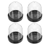 TOPPERFUN 4pcs Dôme D'exposition en Plastique Transparent pour Protection de Micro-paysages, Solide et Résistant, pour Décorations de Table et Projets DIY