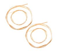 TOPPERFUN 4pièces Bandes Plates Bambou pour Vannerie Tiges De Flexibles pour Fabrication De Paniers Et Projets Artisanaux Matériaux Robustesse Et