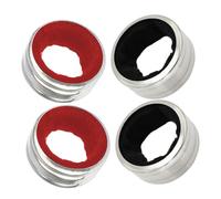 TOPPERFUN 4pièces Bouchons Anti-Gouttes Métal Bagues pour Bouteilles De Vin Accessoires Acier Inoxydable Récupérateurs De Gouttes Colliers De Bouteilles De Vin Bouchon De Rechange