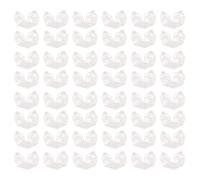 TOPPERFUN 50 Pièces Boîtes à Dragées Blanches en Papier Décoratif pour Mariage Motif Ajouré, Emballages de Chocolat Élégants et Petites Coupes à Truffes pour Événements Festifs