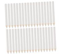 TOPPERFUN 50 Pièces Lot de Crayons Cire Blancs pour Pose de Pierres Décoratives Stylo Pickeur Autocollant pour Nail Art Application Précise de Pierres Précieuses Outil DIY Multifonction pour