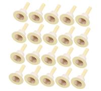 TOPPERFUN 50 pièces Moxa Pillars Set With Base Thickened And Elongated Loose Moxa Sticks For Household Moxibustion Therapy And Salon Massage