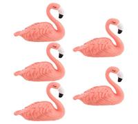 TOPPERFUN 5pièces Support De Pratique De Vernis à Résine Flamant Rose Support De Faux Pour Débutants Et Présentation Art De Manucure Pour Et Salons Couleur Rose