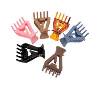 TOPPERFUN 6 Pièces Clips de Cheveux Triangle pour Femme Pince Volumisante Sans Accessoires Salon pour Relever Racines Tenue Antidérapante pour Queue de Cheval et Élégantes