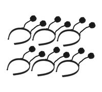 TOPPERFUN 6 pièces Festival Hairband With Creative Hair Ball Design Cartoon Headwear For Comfortable And Chic Hair Accessories For Party And Cosplay