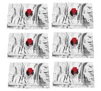 TOPPERFUN 6pièces à Vin Réutilisable avec Bec Verseur Poche Distributeur De Vin pour Boissons De Voyage pour Fêtes Et Réceptions