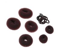 TOPPERFUN 6pièces Chignon Donut Pour Coiffure Avec Outils Accessoires De Cheveux Donuts Chignons Élastiques Pinces à Cheveux Forme De u