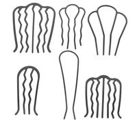 TOPPERFUN 6pièces Peigne à Cheveux pour Femme Set de Peignes Décoratifs pour Coiffure et Chignon