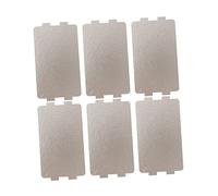 TOPPERFUN 6Pièces Plaque de Mica pour Micro Ondes Couvercle de Guide Facile à Couper Protection Accessoire pour Four à Micro Ondes