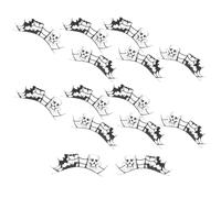 TOPPERFUN 7 Paires Faux Cils Halloween Maquillage de Scène Accessoires Cosplay Gothiques Grappes Denses Auto-adhésives pour et Mascarades