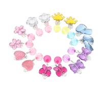 TOPPERFUN 7paires Boucles Oreilles à Clip Garçon Fille Motifs Dessins Animés sans Perçage Accessoire Oreilles