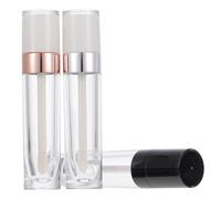 TOPPERFUN 9 pièces Lot de Tubes Vides Transparents pour Brillant à Lèvres Rechargeables et Lavables Flacons DIY pour Gloss et à Lèvres pour Voyage et Usage Quotidien Couleur Aléatoire