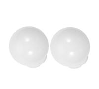 TOPPERFUN Abat-jour blanc 2 pièces en PMMA, forme globe résistante aux intempéries, pour lampadaire de rue et décoration de jardin