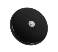 TOPPERFUN Accessoires de Base de Carte de Bienvenue Panneau de Bienvenue Support de Menu Clips de Meubles d'extérieur en Osier Porte-Affiche Rond Pinces pour Toile de Fond Plastique Noir