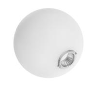 TOPPERFUN Acrylic Globe Lamp Shade Replacement With Metal Screw Base Round Milky Ball Cover For Pendant And Wall Lights Lightweight