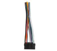 TOPPERFUN Adaptateur Plastique Faisceau Portable Radio en de Câblage et Noir Connecteur Robuste Câble Audio Compatible pour Autoradio Voiture