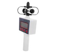 TOPPERFUN Anémomètre Portable LCD Compact avec Écran Outil de Mesure de Débit Air pour Activités Extérieures et Enseignement Géographie