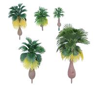 TOPPERFUN Arbres Miniatures Lot de 12 Différentes Tailles 4-10 Cm Décoration Paysage Maquette Fourniture pour Parc Modèle Échelle 1:100-1:300