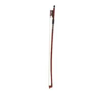 TOPPERFUN Archet de violon en bois de santal rouge avec crin de cheval Accessoire de musique de haute qualité pour violon durable et élastique Conçu pour violon 1/8