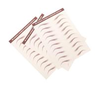 TOPPERFUN Autocollants Pour Sourcils 3 Feuilles 3d Waterproof Effet Poils Marron Naturel Pour Femmes Sourcils Irréguliers Maquillage Facile Transfert Tatouage