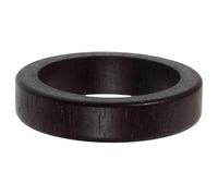 TOPPERFUN Bague Décorative en Bois Solide Design Rétro Simple, comme Présent pour Noces de Bois ou Décoration Élégante des Doigts