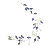 TOPPERFUN Bandeau Accessoire Délicat Léger et Confortable Orné de Perles de Cristaux pour Anniversaire ou Retour Chez Soi pour Cheveux de Mariée pour Femmes