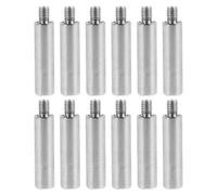 TOPPERFUN Barre D'extension Métallique Argentée pour Boîte à Musique, Lot de 12pcs, Compatibilité Étendue et Flexibilité Créative pour Projets DIY Décor Maison