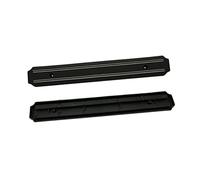 TOPPERFUN Barre Magnétique Porte-Couteaux en Acier Inoxydable Noir 33 Cm, Installation Facile Cuisine, Support Sécurisé pour Couteaux et Ciseaux, pour Plan de Travail et Crédence