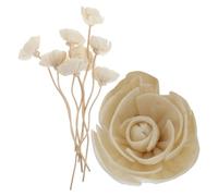 TOPPERFUN Bâtonnets Diffuseurs pour Huiles Essentielles, 9 Pièces Fleurs Décoratives, Tiges Artisanales en Rotin, Adaptés pour Voiture, Hôtel, Bureau