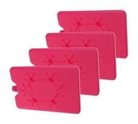 TOPPERFUN Blocs Glace 200 ML pour boîte à Lunch Isotherme - Lot de 4 Pains de Glace en PE Fins - Refroidissement Rapide Portable pour Aliments et médicaments en Pique-