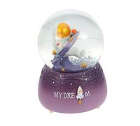 TOPPERFUN Boîte à Musique Astronaute Lumineuse Boule De Cristal Décorative pour Maison Et Bureau sans Batterie