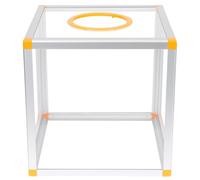 TOPPERFUN Boîte à Tombola en Alliage D'aluminium et Acrylique Transparente, Multi-Fonctionnelle et Sécurisée, pour Organiser des Tirages Sort Lors de Mariages ou Événements