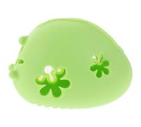 TOPPERFUN Boîte de Rangement Éponge Maquillage Compacte et Ventilée Compartiments Séparés pour Fraîcheur et Propreté Étui de Voyage Vert pour Poudre Puff Femmes et Filles
