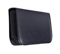 TOPPERFUN Boîte de Rangement Portable en Pu Noire pour Détecteur Glycémie de Doigt, Étui de Protection Résistant aux Chocs L'eau, Adapté pour Usage Voyage et Domicile