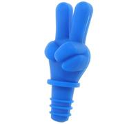 TOPPERFUN Bouchon de Bouteille en Silicone Noir Bouchon de Bouteille de Whisky Décoratif et Scelleuse Forme Unique pour Maisons et Bars