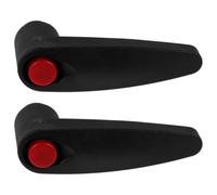 TOPPERFUN Bouton de Réglage M8 Poignée Confortable 2 Pièces pour Fauteuil Roulant Noir en Pa Conception Compacte, Accessoires de Rechange pour Dispositifs de Mobilité