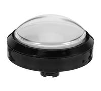 TOPPERFUN Bouton Poussoir Rond Blanc LED, Accessoire de Remplacement pour Console de Jeux, Bouton Self-Reset en Abs et Métal, pour Jeux D’Arcade et Soirées Ludiques