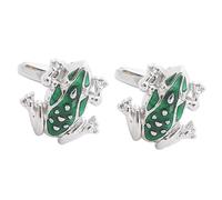 TOPPERFUN Boutons de Manchette pour Hommes et Pratique Père et Amateurs d'Amphibiens Accessoires Élégants pour Chemises Françaises pour Mariages et Occasions Habillées