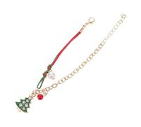 TOPPERFUN Bracelet de Noël Sapin de Noël Bijou Créatif Ajustable Chaîne Festive pour Femme Accessoire