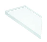 TOPPERFUN Brique de Verre Optique Trapézoïdale pour Expérimentation Physique, Matériel Pédagogique en Verre Optique, Lentille Convexe Transparente Précise pour Enseignement Scientifique