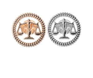 TOPPERFUN Broche de Revers Avocat en Métal Lot de 2 Pièces Doré et Argenté Insigne Balance Justice pour Costume et Chemise Présent Élève en Droit et Professionnel Juridique