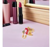 TOPPERFUN Broche Épingle à Nourrice Rouge Tissée Main en Métal pour Bébé et Femme Enceinte - Épingle de Sûreté Décorative pour Foulard et Vêtements Symbole de Paix et Protection Culturelle