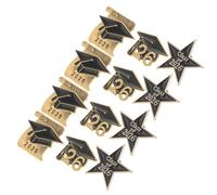 TOPPERFUN Broches de Remise de Diplôme en Alliage Léger et Portable, 12 Pièces Chapeau de Diplômé pour Étudiants, Décoration Unique Saison de Remise de Diplôme 2026