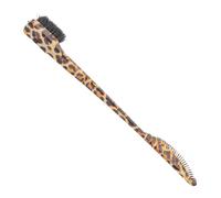 TOPPERFUN Brosse à Sourcils Double Embout Multifonction en Plastique Design, Outil Portable pour Maquillage et Coiffure des Sourcils en Voyage