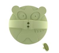 TOPPERFUN Brosse de Bain Silicone Souple pour Adulte Gommage Exfoliant Corps et Massager Brosse Ergonomique Portable Silicone Couleur Matcha