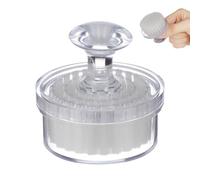 TOPPERFUN Brosse de Nettoyage Visage Portable Blanche Brosse Douce pour Pores Exfoliation et Massage Outil Manuel Pratique