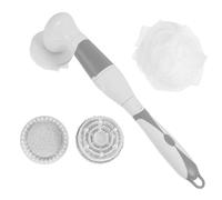 TOPPERFUN Brosse Électrique Multifonction Massage Corporel, Matériau Abs, Facile à Transporter, Voyage, Set de 1 Brosse Boule de Bain Couleur Aléatoire