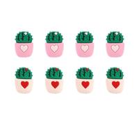 TOPPERFUN Cache-câble de Chargeur en PVC de Cactus Adorable, Protège Les Extrémités du Cordon, Pack de 8 Pièces Multicolores pour Protection Complète