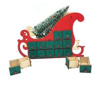 TOPPERFUN Calendrier de Noël Décoration Unique de Compte pour Élément pour Bureau et Maison