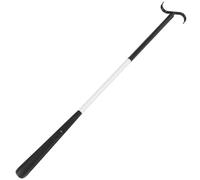 TOPPERFUN Canne D'aide à L'habillage en Abs pour Personnes Âgées et Handicapées, Lève-chaussures Portable Deux-en-un Noir et Blanc, Releveur Pied Pratique pour Habiller et Chausser, Usage